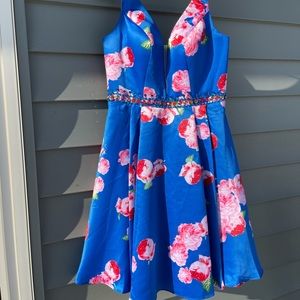 Floral Homecoming Dress